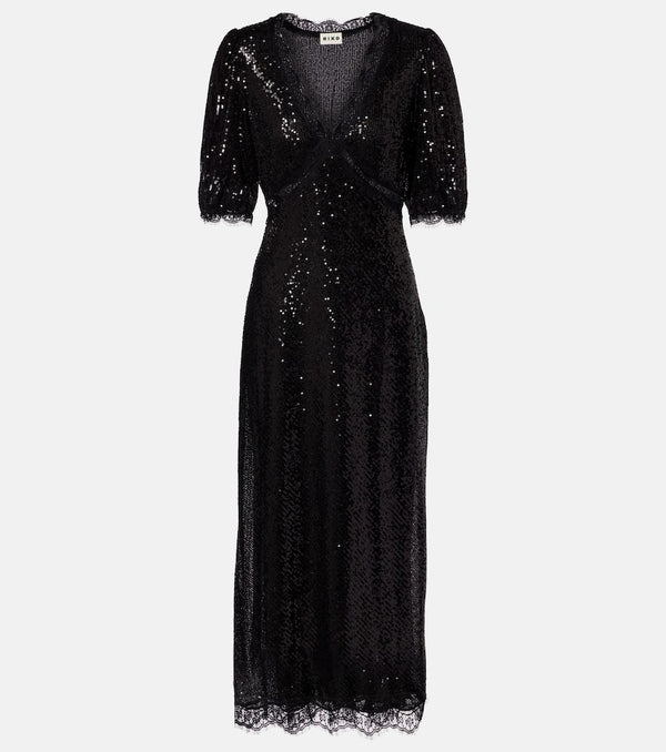 Rixo Verena sequined maxi dress