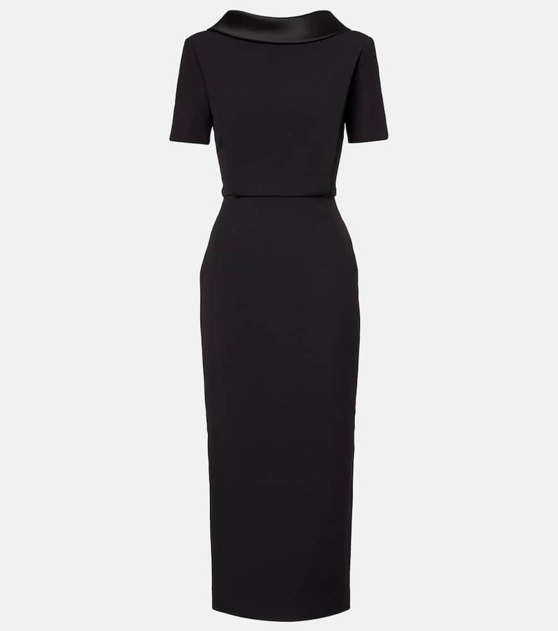 Roland Mouret Crepe midi dress