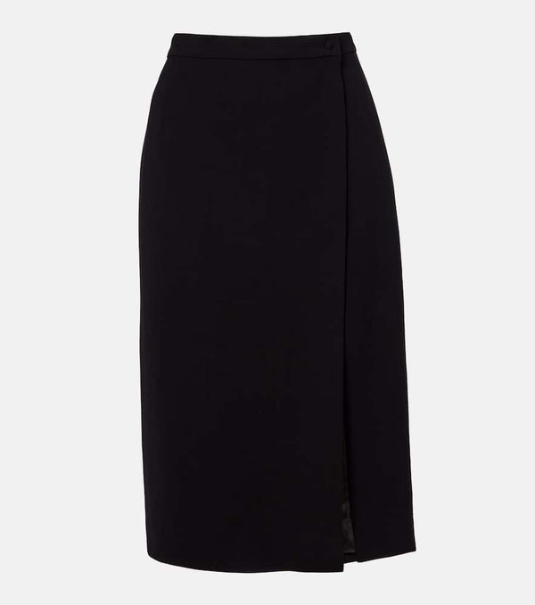 Mugler re/edit high-rise wrap skirt
