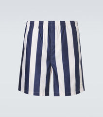 Ami Paris Striped swim trunks