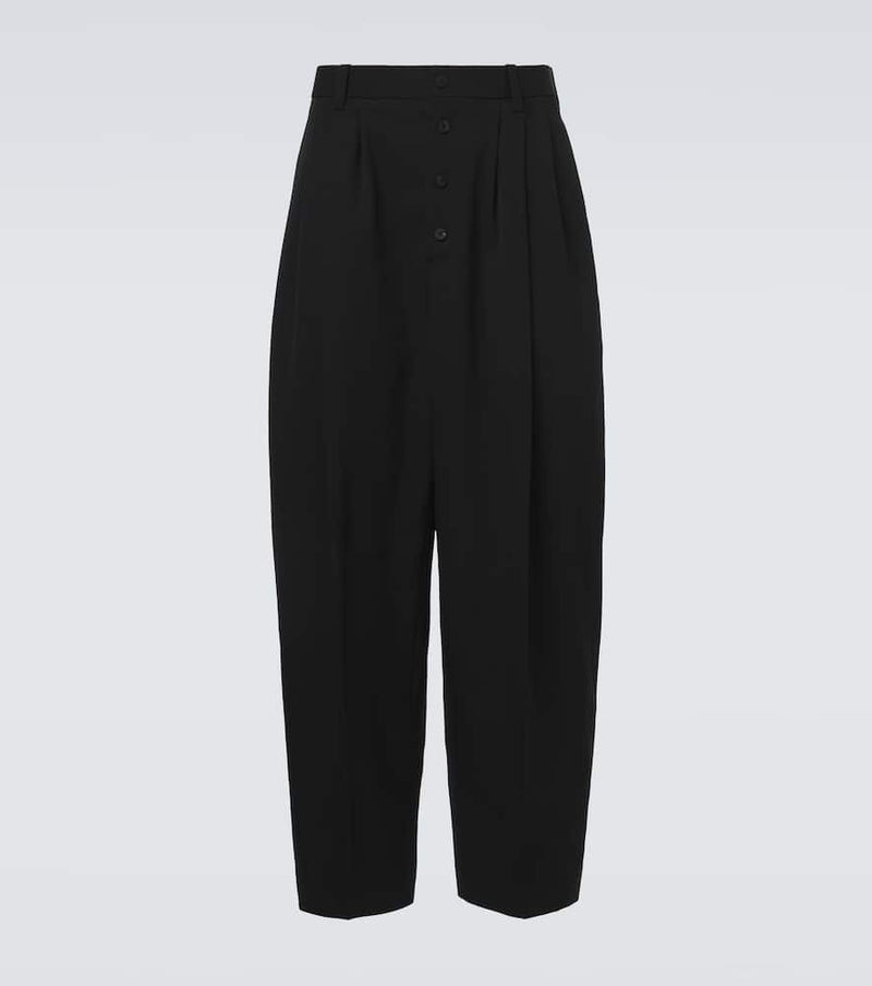 Jacquemus Fernando pleated wool tapered pants
