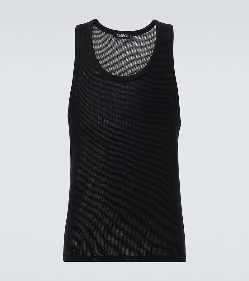 Tom Ford Semi-sheer cotton tank top