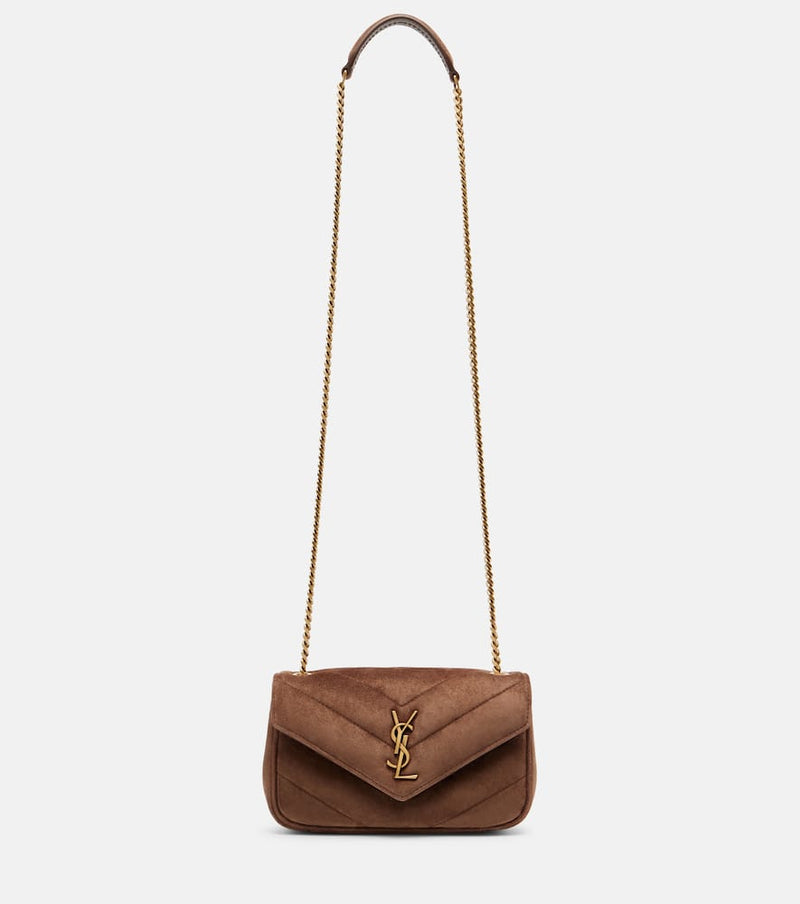 Saint Laurent Loulou Mini suede shoulder bag