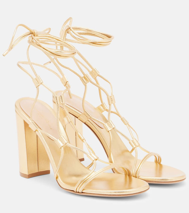 Gianvito Rossi 95 leather sandals