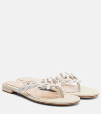 Gianvito Rossi Paros leather thong sandals
