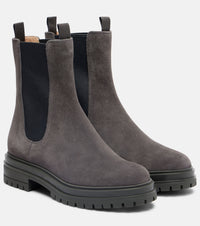 Gianvito Rossi Chester suede Chelsea boots