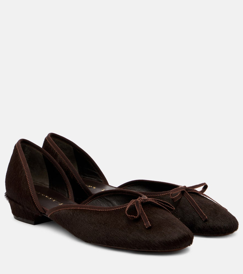 Herbert Levine 24/7 calf hair d'Orsay ballet flats
