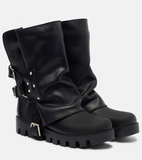 Dolce & Gabbana Leather biker boots