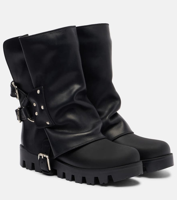 Dolce & Gabbana Leather biker boots