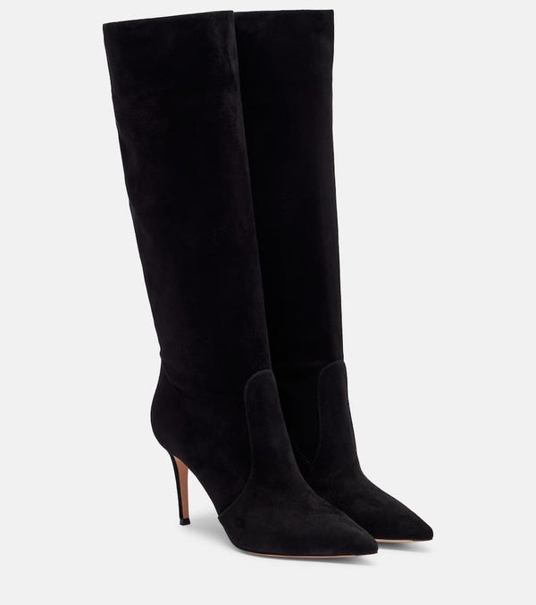 Gianvito Rossi Hansen 85 suede knee-high boots