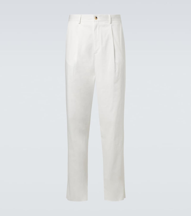 Giorgio Armani Cotton-blend straight pants