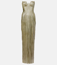 Maria Lucia Hohan Jasleen strapless silk tulle corset gown