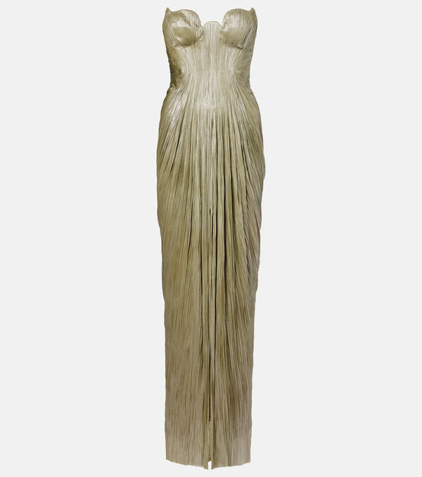 Maria Lucia Hohan Jasleen strapless silk tulle corset gown