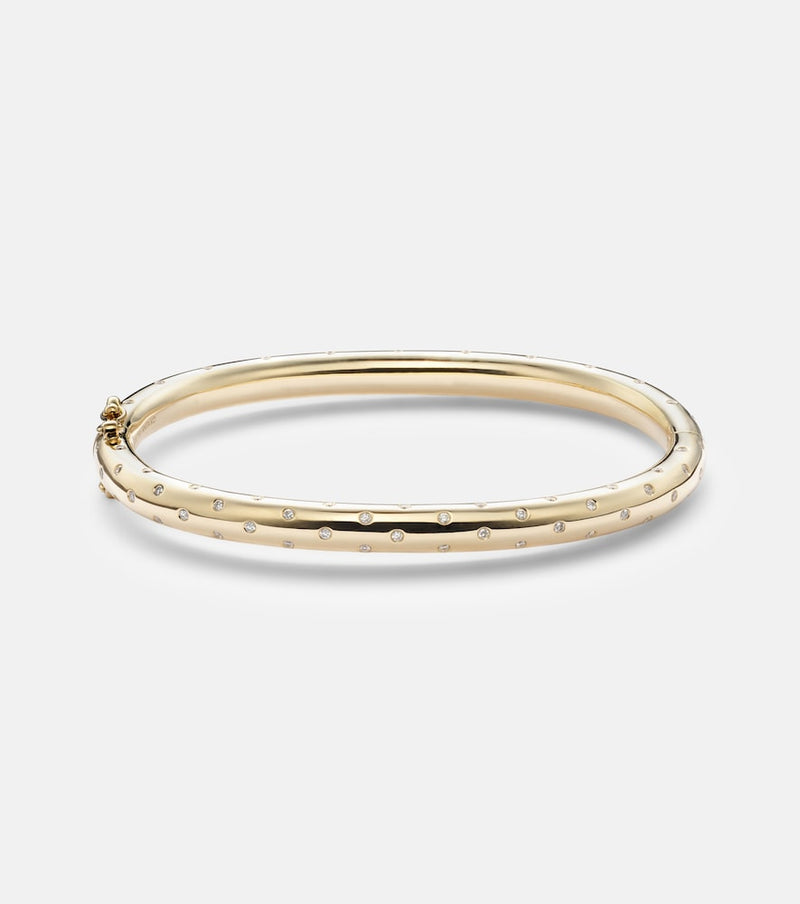 Anita Ko Cosmo Orion 18kt gold bangle with diamonds