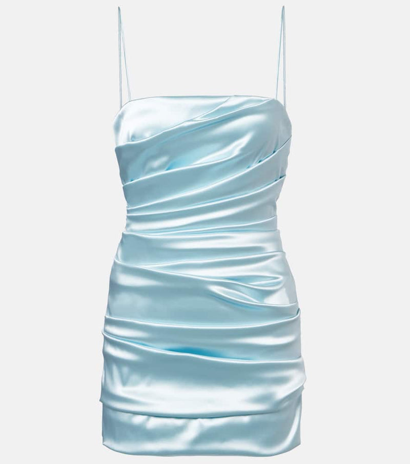 Dolce & Gabbana Draped satin minidress