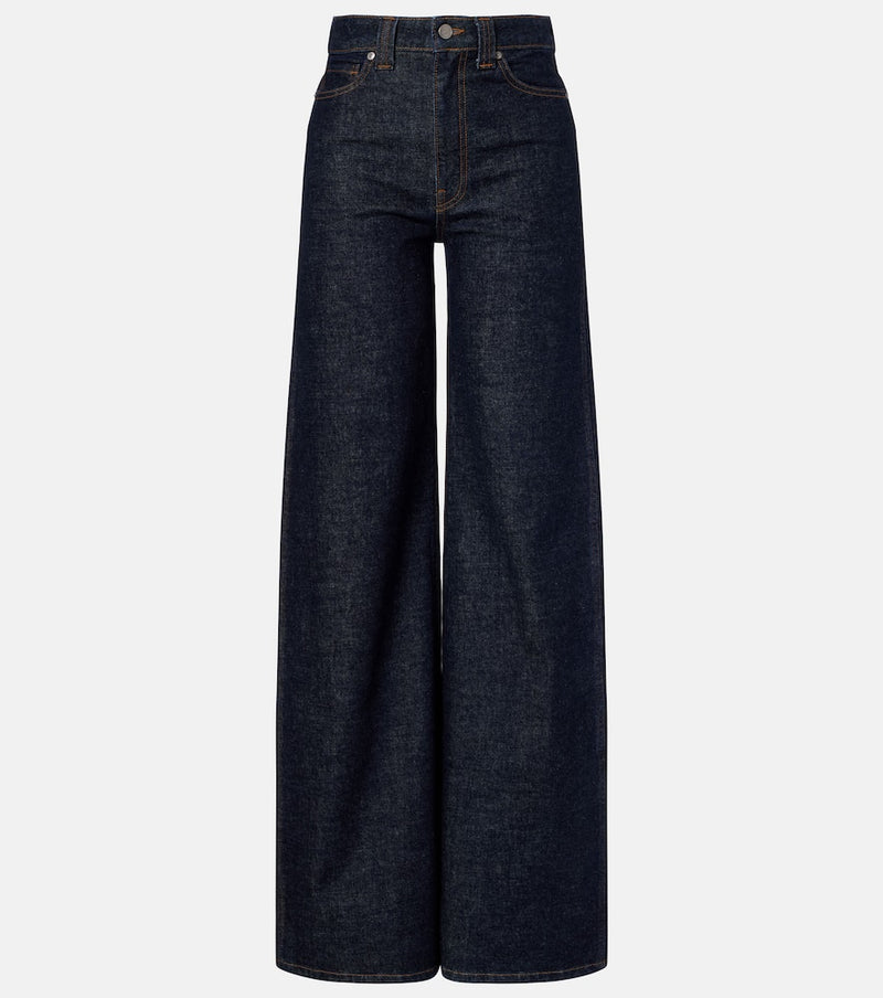 Khaite Dane high-rise wide-leg jeans