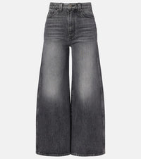 Khaite Delina high-rise wide-leg jeans