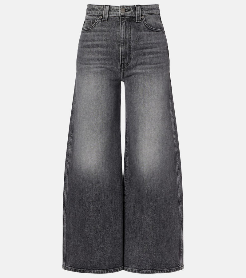 Khaite Delina high-rise wide-leg jeans