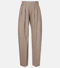 Khaite Dugan wool-blend tapered pants