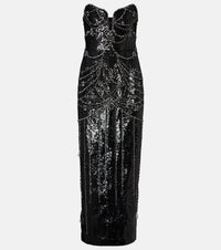 Clio Peppiatt Chandelier embellished gown