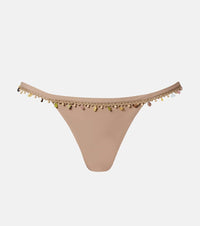 Christopher Esber Beach Quartz embellished bikini bottoms