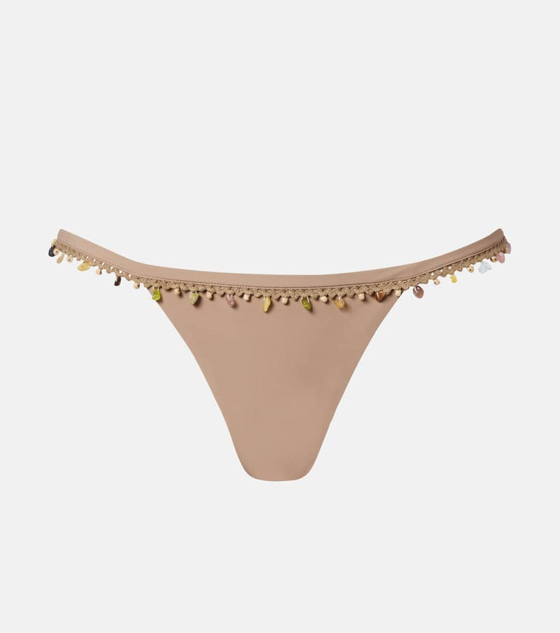 Christopher Esber Beach Quartz embellished bikini bottoms