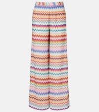 Missoni Zig Zag lame palazzo pants