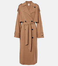 Jardin des Orangers Belted wool and cashmere trench coat