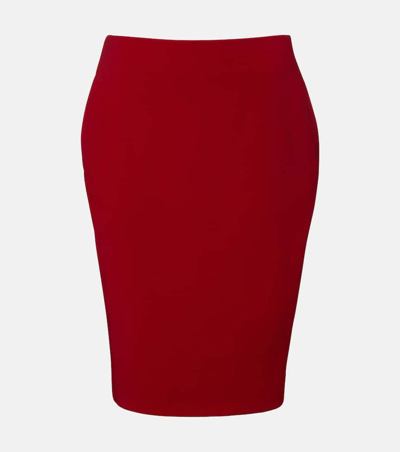Saint Laurent Satin pencil skirt