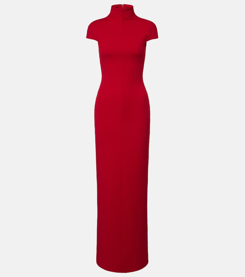 Solace London Lang crepe maxi dress