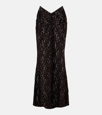 Bananhot Daisy floral lace maxi skirt