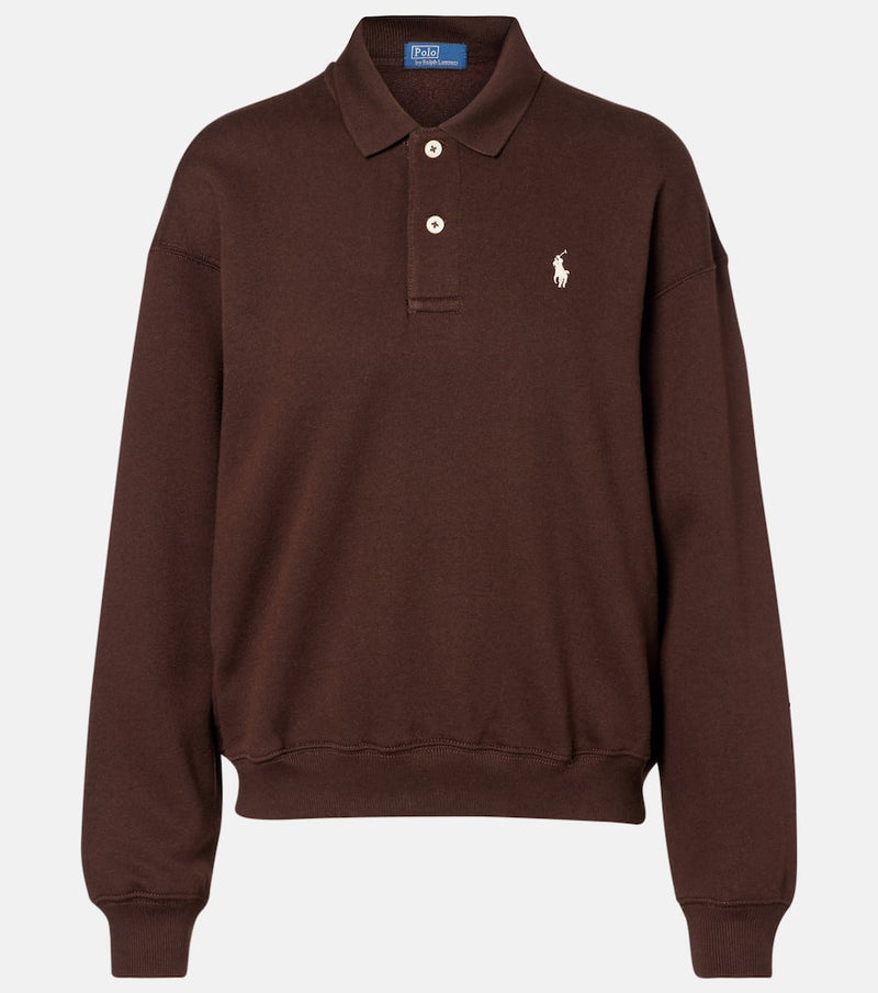 Polo Ralph Lauren Logo cotton-blend fleece sweatshirt