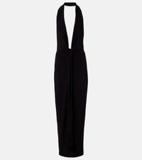 Norma Kamali Halterneck maxi dress