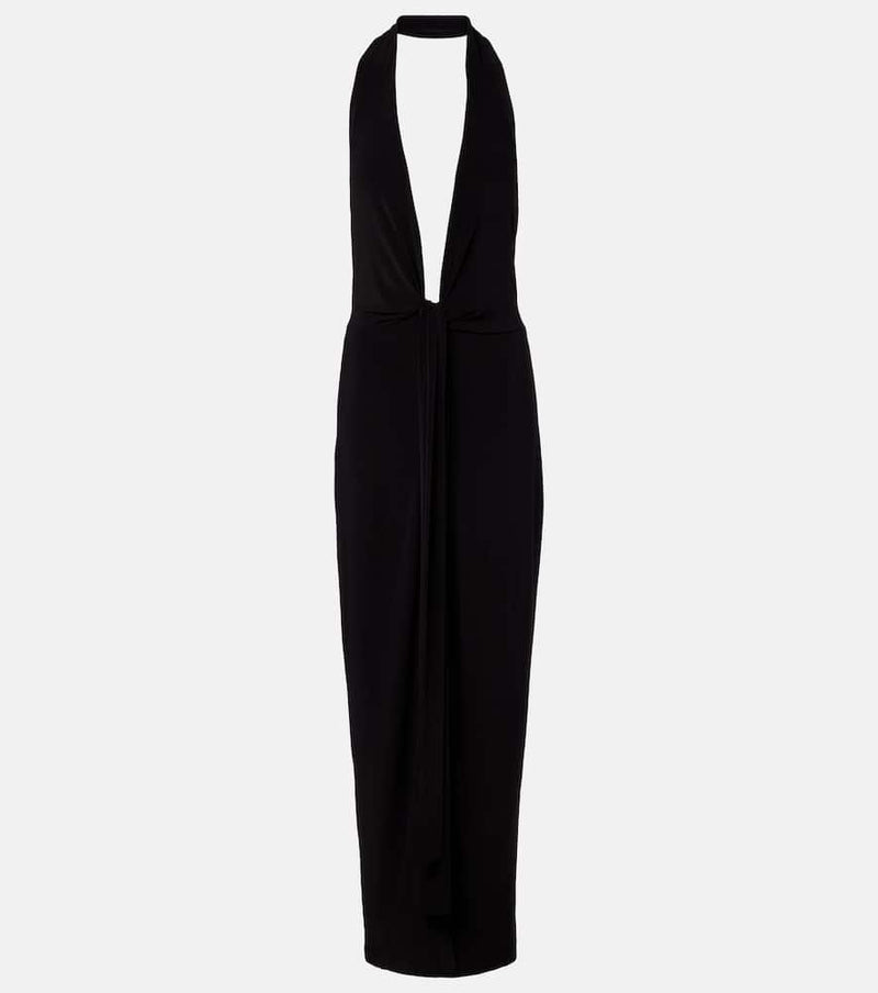 Norma Kamali Halterneck maxi dress