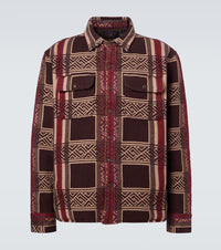 RRL Cotton jacquard overshirt