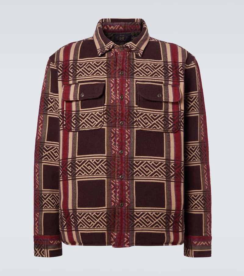 RRL Cotton jacquard overshirt