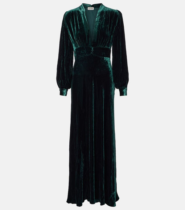 Rixo Emory velvet gown