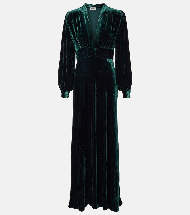 Rixo Emory velvet gown