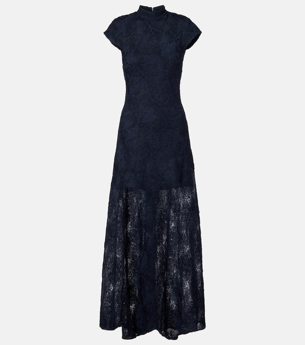 Rotate Floral mesh gown