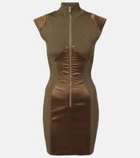 Jean Paul Gaultier Wool-blend minidress