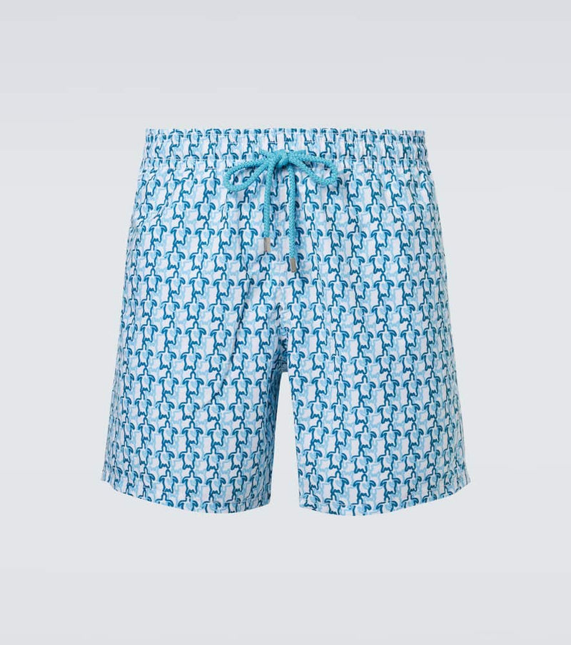 Vilebrequin Printed Swim Trunks Blue