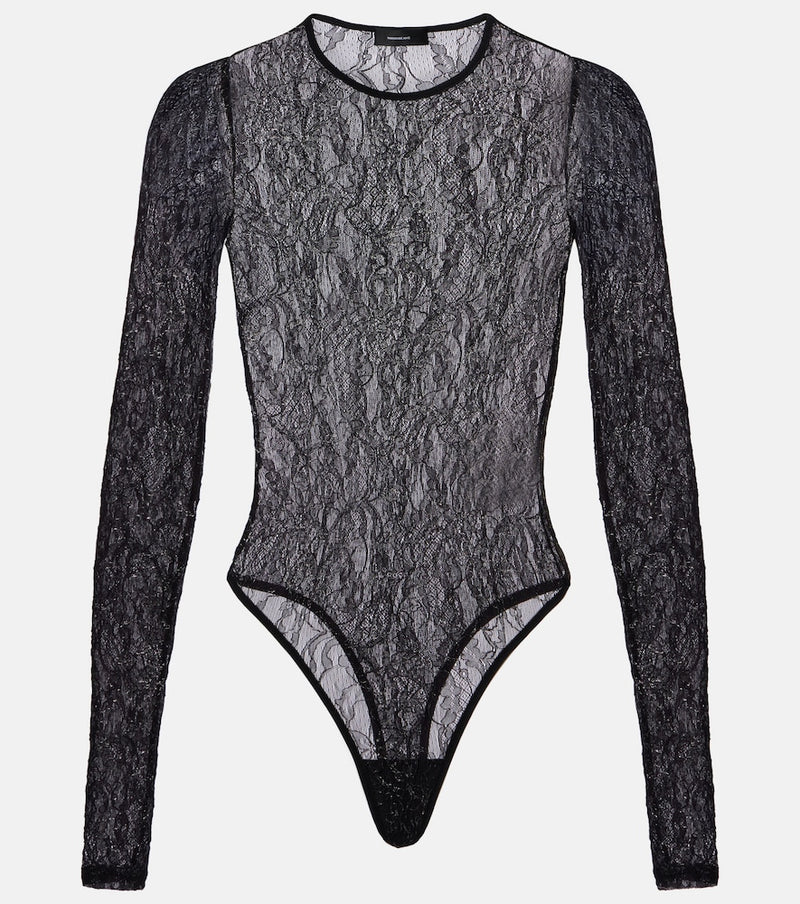 Wardrobe. NYC Floral lace bodysuit