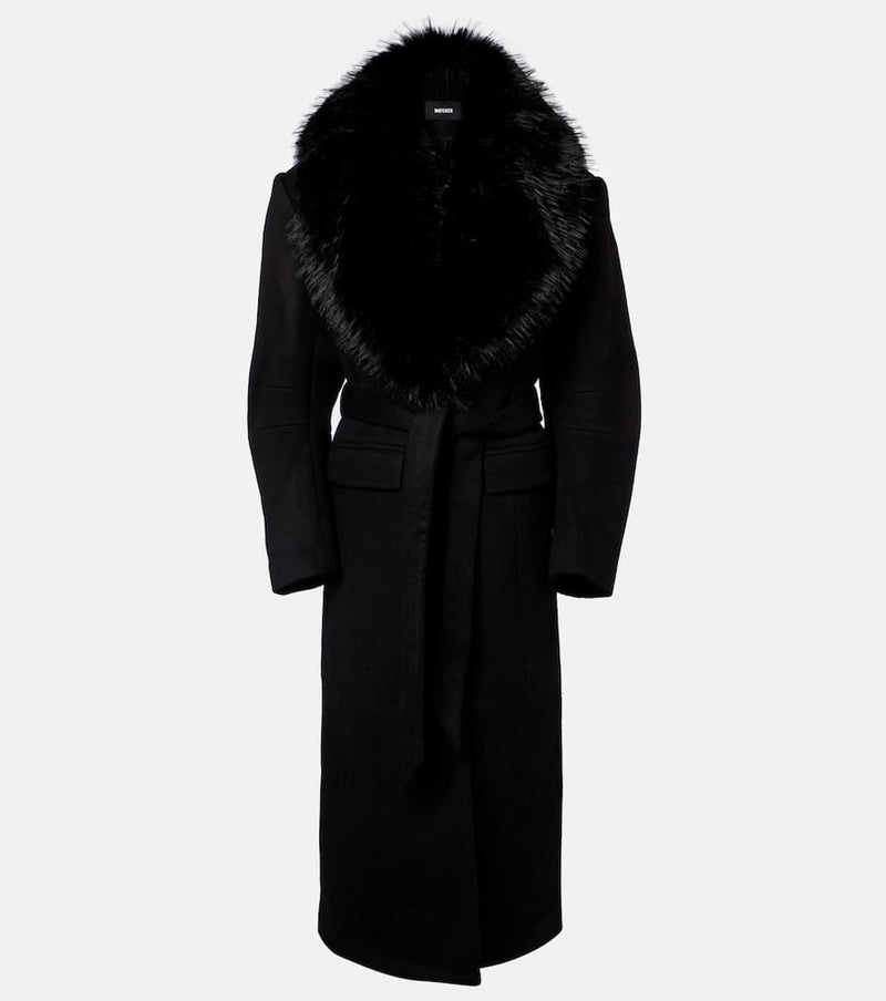 Rotate Belted wool coat