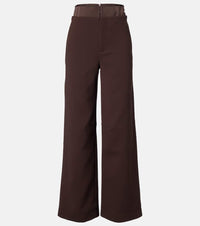 Rotate High-rise wide-leg pants
