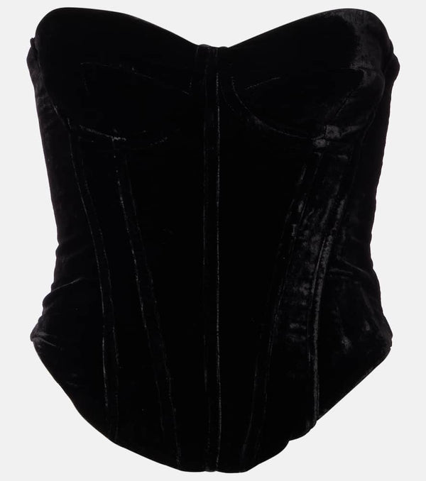 Rotate Velvet bustier