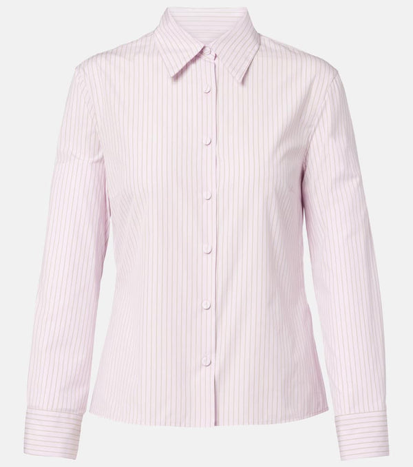 Calvin Klein Collection Pinstripe cotton poplin shirt