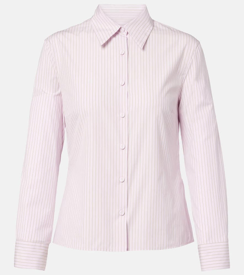 Calvin Klein Collection Pinstripe cotton poplin shirt