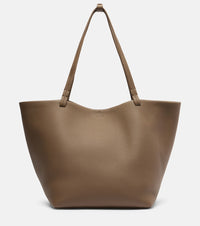 The Row Park Three leather tote bag