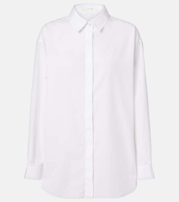 The Row Esetan cotton poplin shirt