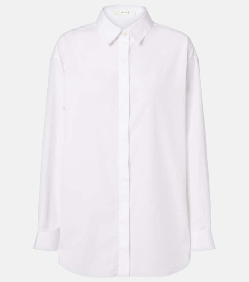 The Row Esetan cotton poplin shirt